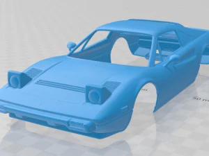 ferrari 308 gts 1986 printable body car 3D Print Model