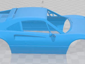 ferrari 308 gts 1986 printable body car 3D Print Model