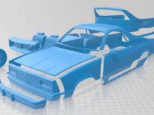 el camino 1982 printable car 3D Print Model