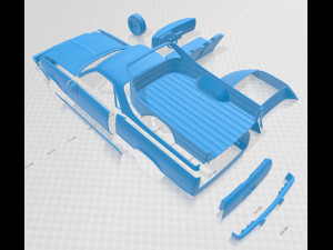 el camino 1982 printable car 3D Baskı Modeli