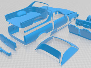 el camino 1982 printable car 3D Baskı Modeli
