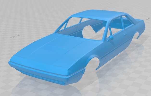 ferrari 365 gt4 1972 printable body car 3Dプリントモデル .c4d .max .obj .3ds .fbx .stl .blend 