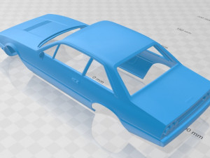 ferrari 365 gt4 1972 printable body car 3Dプリントモデル