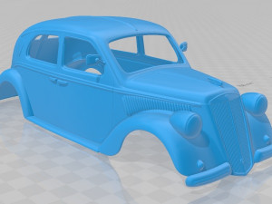 lancia ardea 1939 printable body car 3D Baskı Modeli
