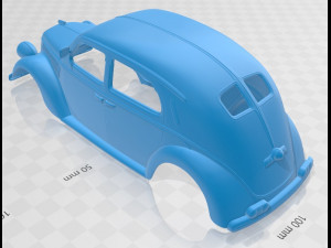 lancia ardea 1939 printable body car 3D Baskı Modeli
