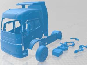 volvo electric tractor truck 2019 printable 3D Print Model