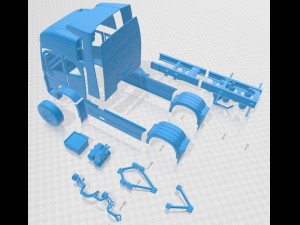 volvo electric tractor truck 2019 printable 3D Принт Модель