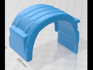 volvo electric tractor truck 2019 printable 3D Принт Модель