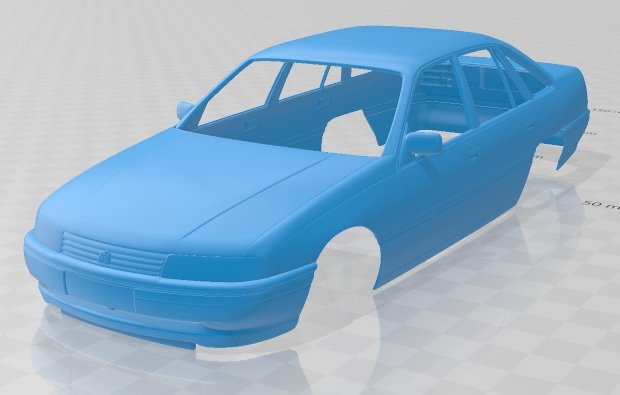 holden commodore 1988 printable body car Model Cetak 3D .c4d .max .obj .3ds .fbx .stl .blend