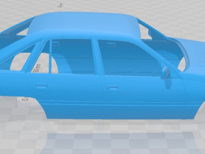 holden commodore 1988 printable body car Model Cetak 3D