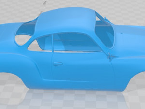 volkswagen karmann ghia 1955 printable body car 3D प्रिंट मॉडल