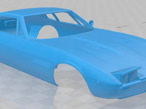 maserati ghibli coupe 1967 printable body car 3D Print Model