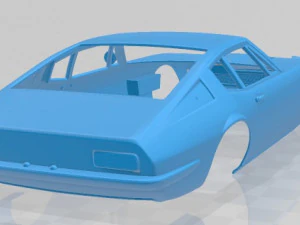 maserati ghibli coupe 1967 printable body car 3D Print Model