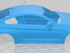 m4 printable body car Modèles 3D en vedette