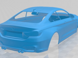 m4 printable body car Modèles 3D en vedette