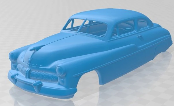 mercury eight coupe 1949 printable body car 3D Print Model .c4d .max .obj .3ds .fbx .stl .blend 