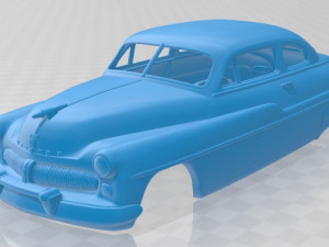 mercury eight coupe 1949 printable body car Modello di stampa 3D