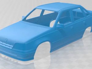 opel kadett sedan 1991 printable body car 3D Print Model
