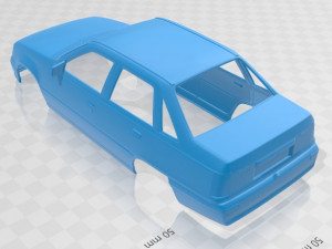 opel kadett sedan 1991 printable body car 3D Baskı Modeli