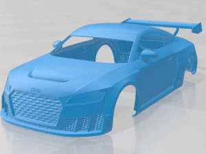audi tt rs turbo 2017 printable body car 3D Print Model
