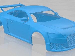 audi tt rs turbo 2017 printable body car Modelo de impresión 3D