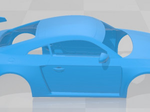 audi tt rs turbo 2017 printable body car Modelo de impresión 3D