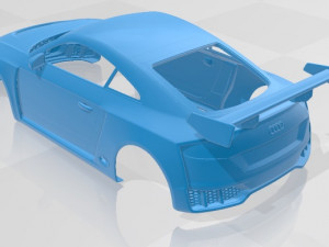 audi tt rs turbo 2017 printable body car Modelo de impresión 3D