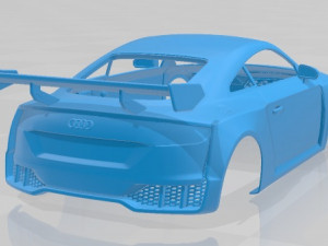 audi tt rs turbo 2017 printable body car Modelo de impresión 3D