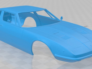 maserati indy 1969 printable body car Modèles 3D en vedette