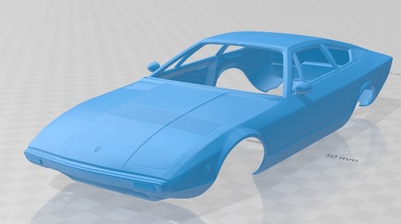 maserati khamsin 1977 printable body car 3D Druckmodell .c4d .max .obj .3ds .fbx .stl .blend