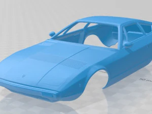 maserati khamsin 1977 printable body car 3D Print Model