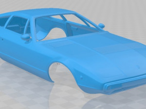 maserati khamsin 1977 printable body car Modèles 3D en vedette