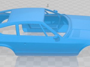 maserati khamsin 1977 printable body car Modèles 3D en vedette