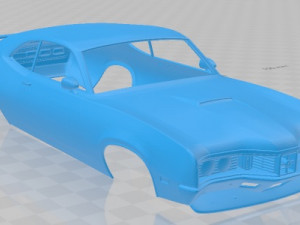 mercury montego coupe 1970 printable body car Modello di stampa 3D
