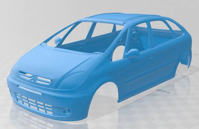 citroen xsara picasso 2004 printable body car 3D Print Model .c4d .max .obj .3ds .fbx .stl .blend 