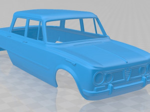 alfa romeo giulia 105 1962 printable body car 3Dプリントモデル