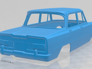 alfa romeo giulia 105 1962 printable body car 3Dプリントモデル