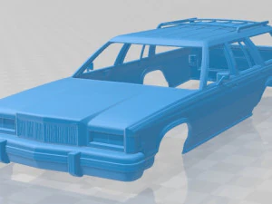 머큐리 후작 식민지 공원 1981 인쇄 가능한 차체 3D 프린트 모델