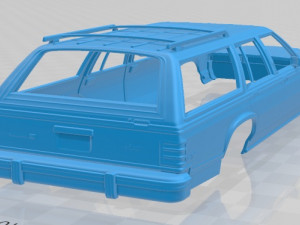 mercury marquis colony park 1981 printable body car Model Cetak 3D