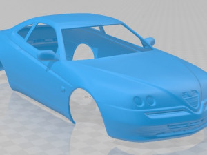 alfa romeo gtv 1995 printable body car 3D 프린트 모델