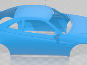 alfa romeo gtv 1995 printable body car 3D 프린트 모델