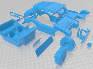 porsche 597 jagdwagen 1955 printable car 3Dプリントモデル