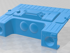 porsche 597 jagdwagen 1955 printable car 3Dプリントモデル