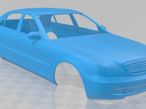 mercedes benz s class 2003 printable body car Modelo de Impressão 3D