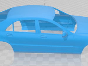 mercedes benz s class 2003 printable body car Modelo de Impressão 3D