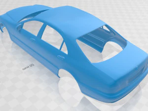 mercedes benz s class 2003 printable body car 3D Print Model