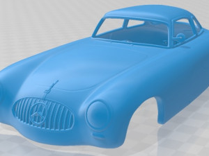 mercedes benz sl class 1952 printable body car 3D 프린트 모델