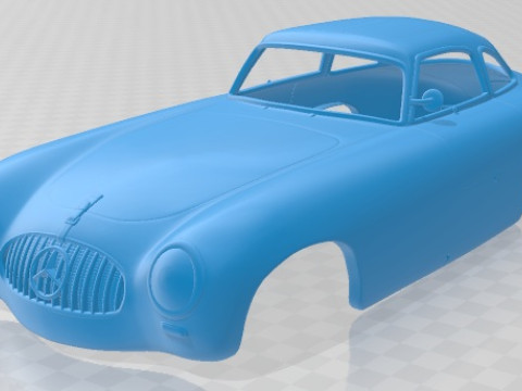 Mercedes benz sl class 1952 printable body car Model Cetak 3D