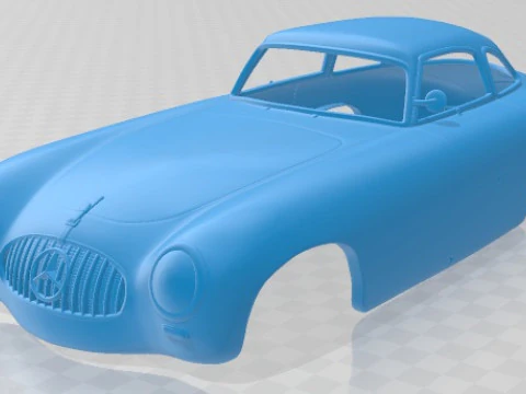 Mercedes benz sl class 1952 printable body car 3D Print Model