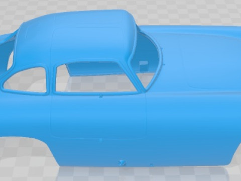 Mercedes benz sl class 1952 printable body car Model do druku 3D